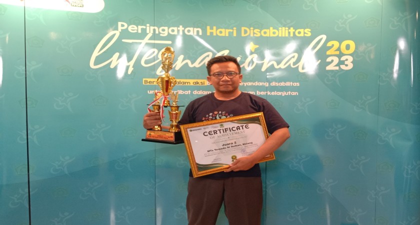 MTS TERPADU AR ROIHAN LAWANG RAIH JUARA 2 LOMBA VIDEO PROFIL MADRASAH INKLUSIF TINGKAT NASIONAL