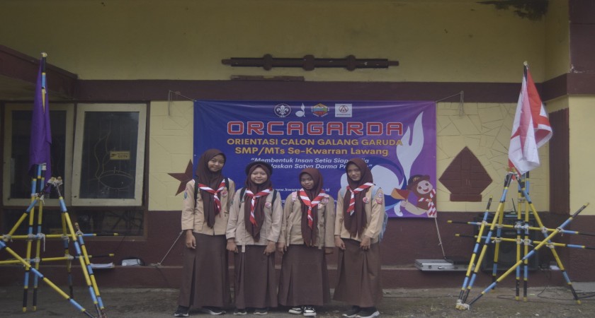 Empat Siswi MTs Terpadu Ar Roihan Lawang Ikuti Latgab Penggalang  dalam Orientasi Calon Galang Garuda (Orcagarda II) Tahun 2026