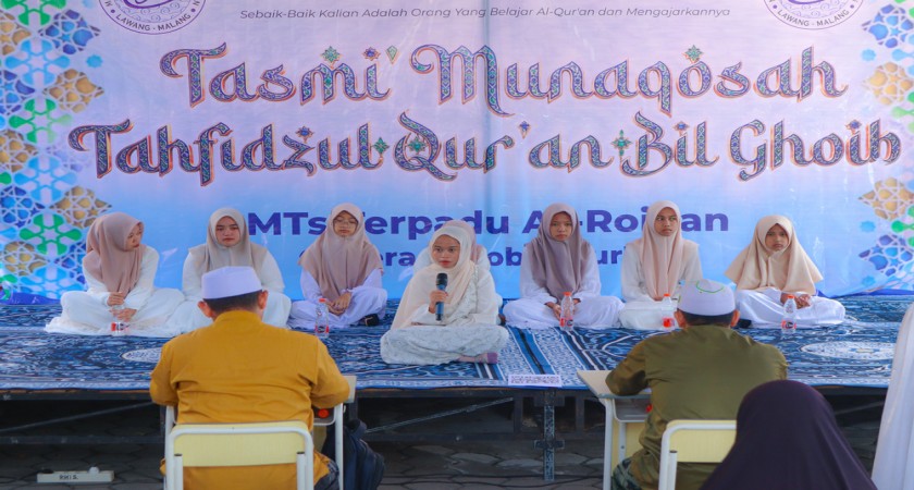 MTs Terpadu Ar Roihan Lawang Gelar Tasmi’ Munaqasah, Uji Kualitas Hafalan Al-Qur’an Siswa