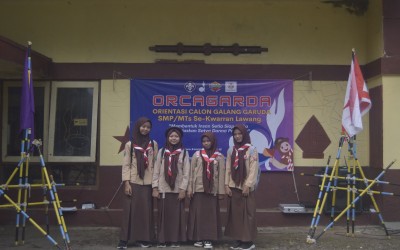 Empat Siswi MTs Terpadu Ar Roihan Lawang Ikuti Latgab Penggalang  dalam Orientasi Calon Galang Garuda (Orcagarda II) Tahun 2026